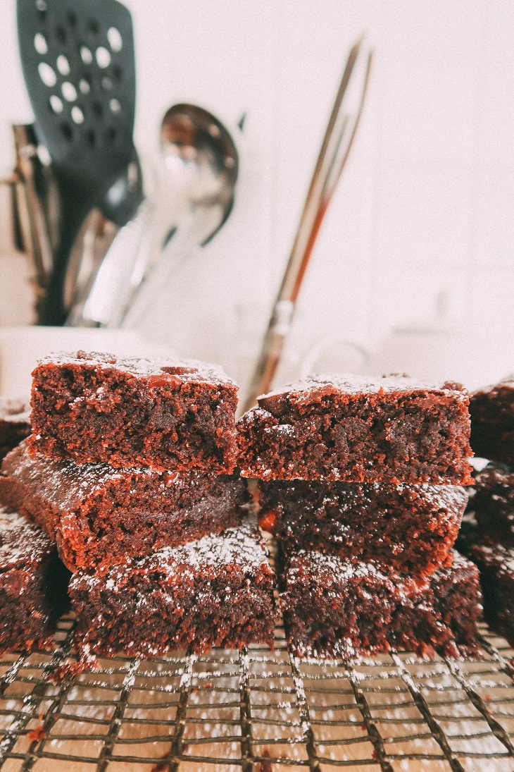 Hella-Fudgy Delicious Vegan Brownies 2